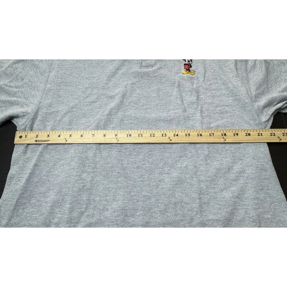 Disney Men’s 100% Cotton Mickey Mouse Colorblock Polo Size XL - Picture 2 of 6